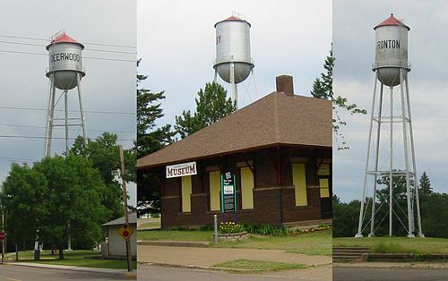 Cuyuna Iron Range Municipally-Owned Elevated Metal Water Tanks